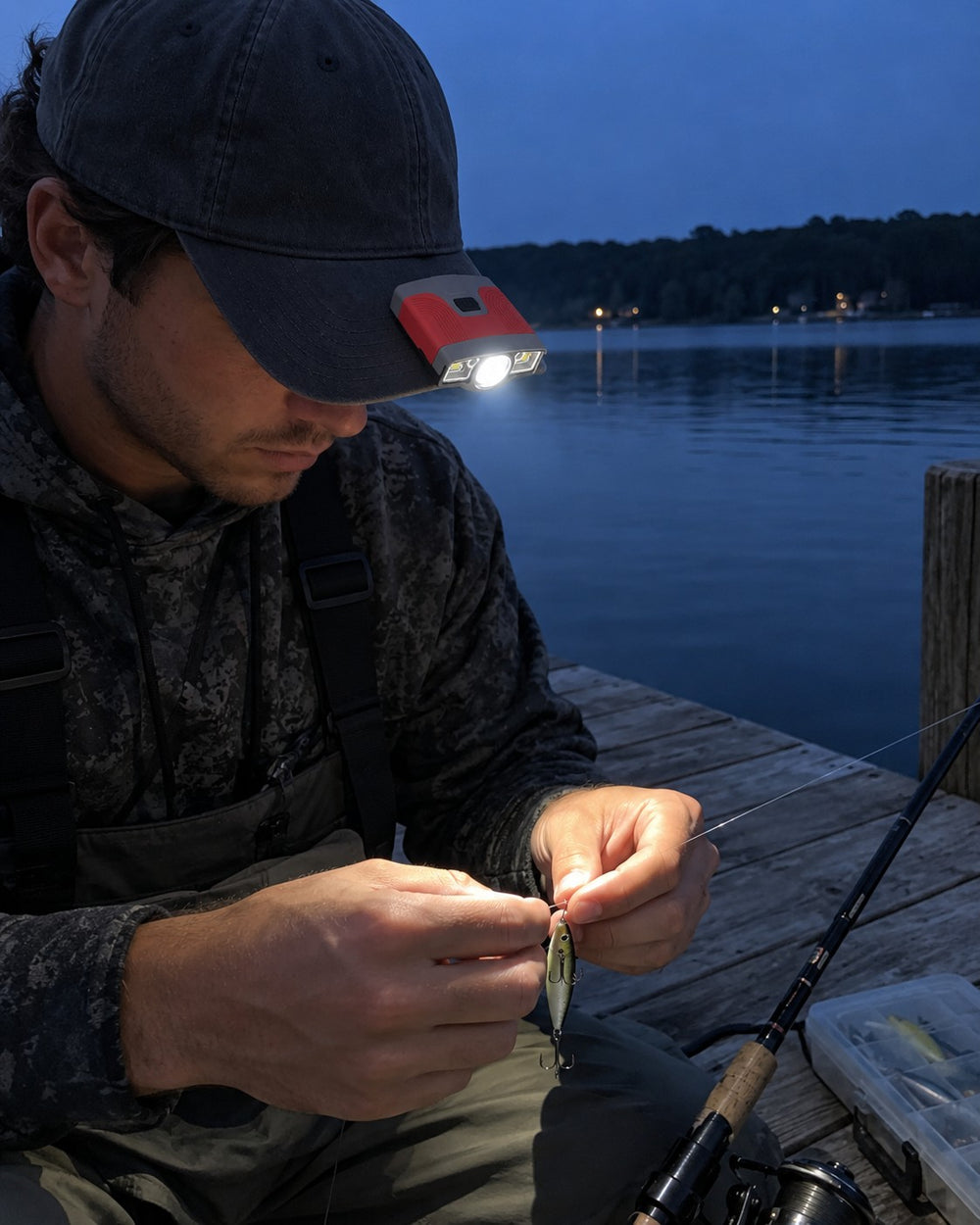 Rechargeable Hat-Clip Light ready to give as a gift